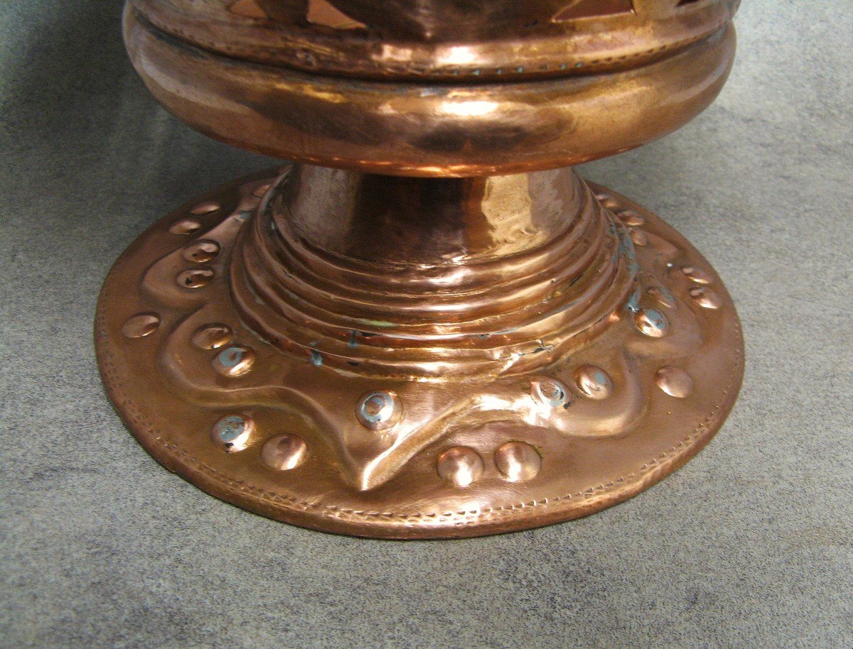 Table Stove, Ember, Copper. XVIIIth -photo-2