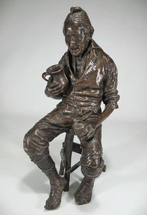 Statue En Bronze 