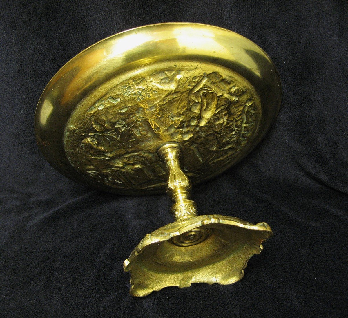 Bronze Cup Decorated With A Mythological Scene-photo-3
