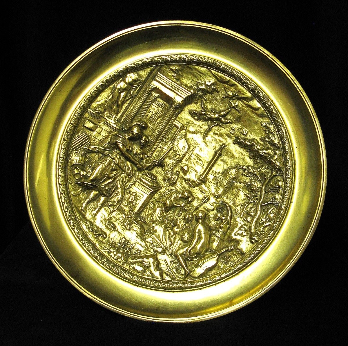 Bronze Cup Decorated With A Mythological Scene-photo-2