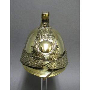 Casque De Sapeurs-pompiers De La Commune De Villadin.