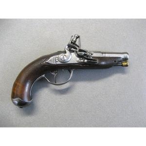 Pistolet De Carrosse à silex du XVIIIème Siècle.