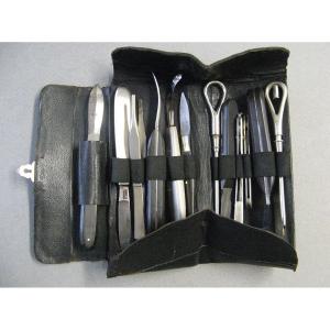 Trousse d'Instruments De Médecin Chirurgien XIXe.