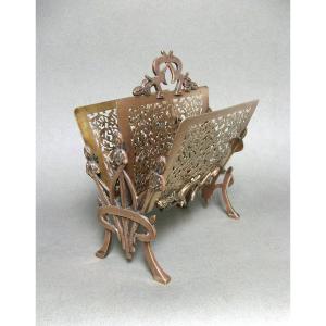 Art Nouveau 1900 Office Letter Holder.