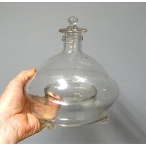 Gobe-mouches attrape-mouches piège à guêpes en verre soufflé.