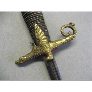 19th Century Hunting Dagger Or Hunting Knife.