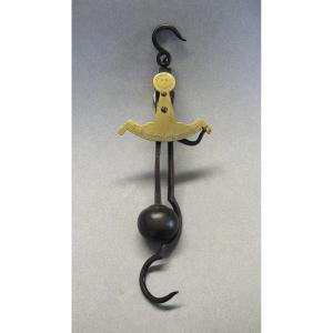 Grande Balance Romaine A Système De Contrepoids Pendulaire XIXe.