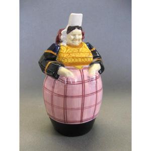 Pichet Anthropomorphe Henriot Quimper Signé Maillard.