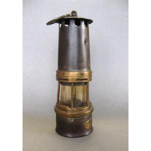 Lampe de mineur Mueseler 1900.