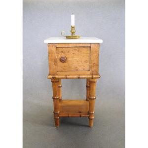 Petit Table De Chevet Miniature Maison de poupée.