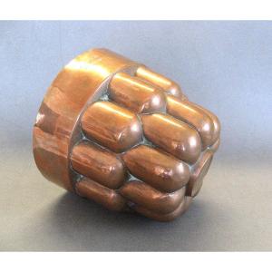 19th-century Trottier Copper Cake Mold.