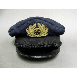 Captain's Cap From The Italian Airline Alitalia.