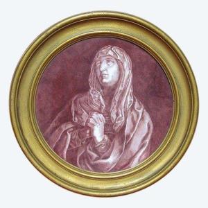 Painting On Porcelain Of Edouard Fromentin 1899.