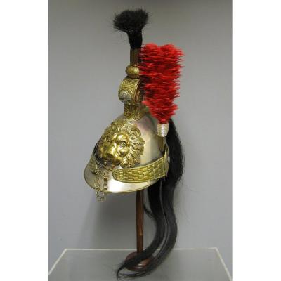 Belgian Cuirassier Crest Helmet. Miss 1845