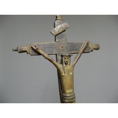 Folk Art. Christ On The Cross Eighteenth.