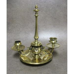 Antique Double Table Candlestick.