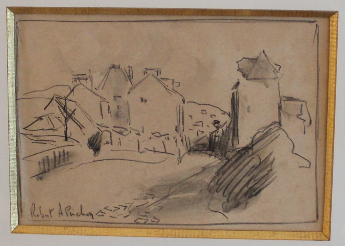 Rue De Village, Robert Antoine Pinchon