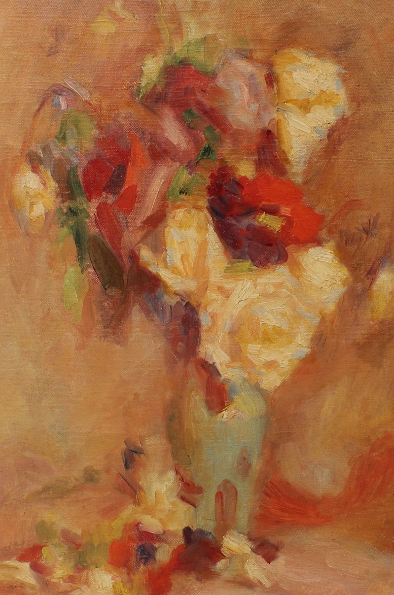 Lucien Mignon  Vase aux Fleurs