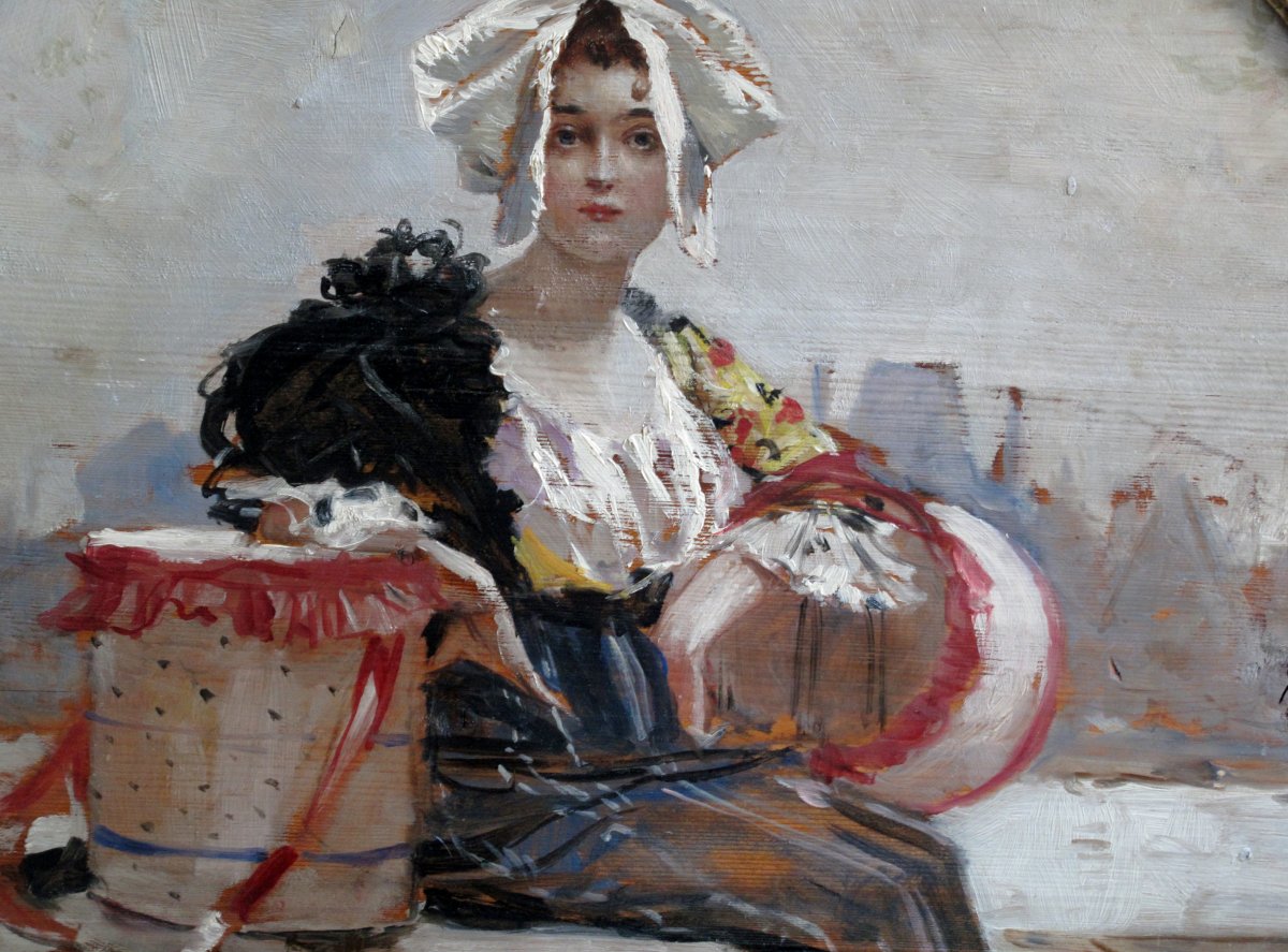 La marchande de chapeaux-photo-2