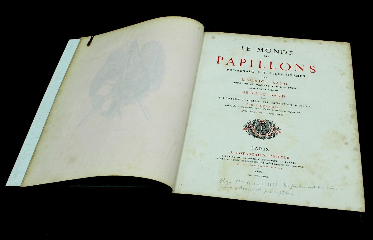 MAURICE SAND - Le Monde Des Papillons-photo-1