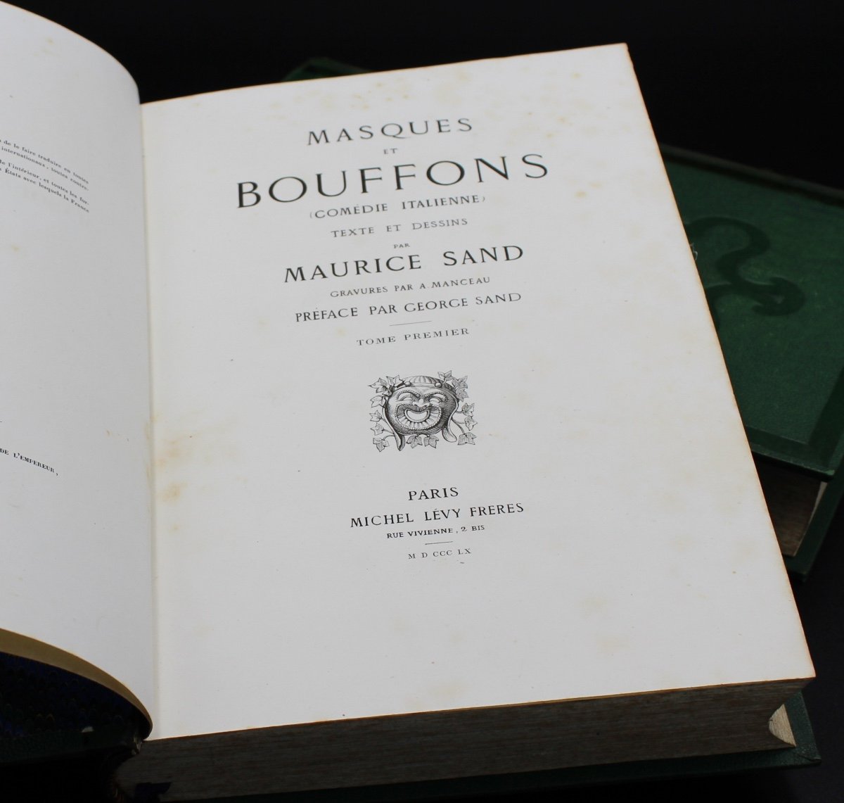 MAURICE SAND - Masques Et Bouffons, Comédie Italienne-photo-3