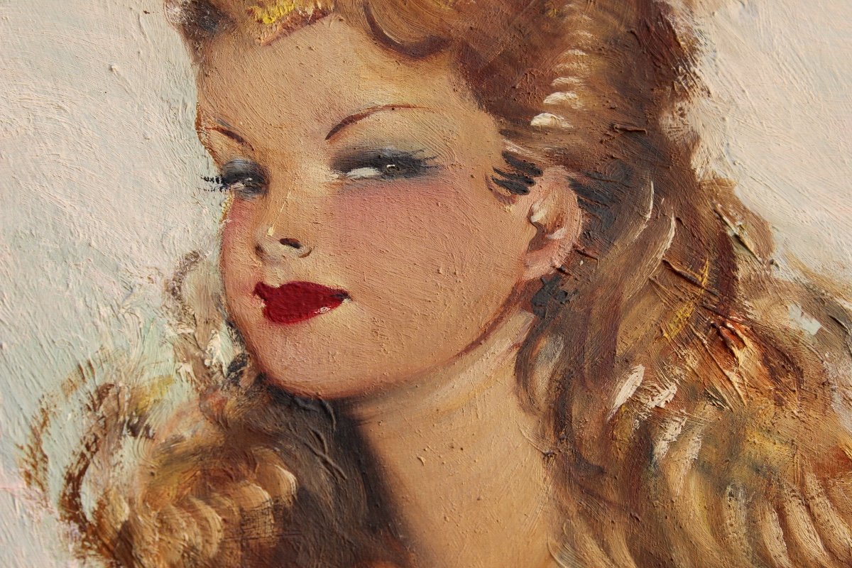 Portrait De Jeune Femme Aux Seins Nus-photo-2