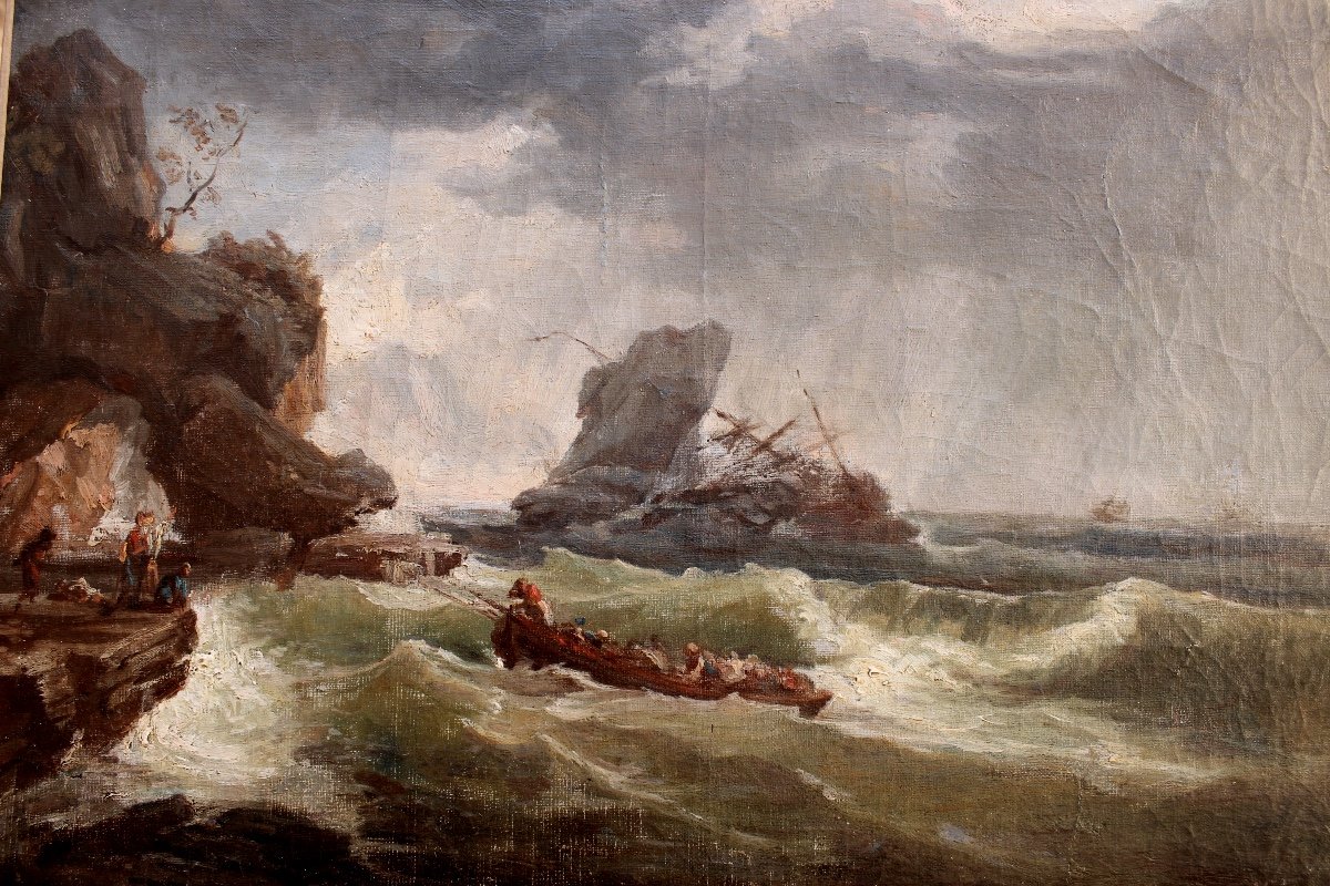 The Castaways, Oil On Canvas-photo-2