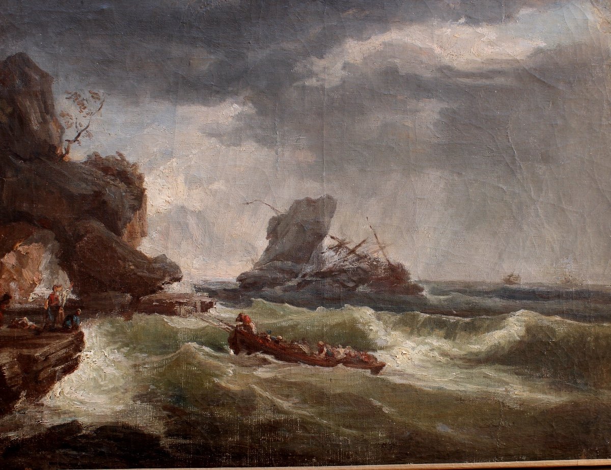 The Castaways, Oil On Canvas