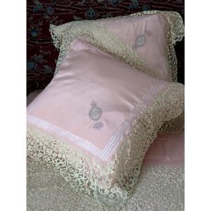 Parure lit en satin de soie