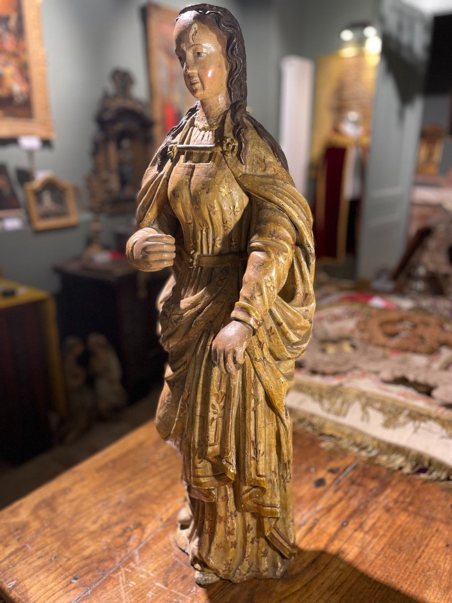 Sculpture Of Saint Catherine XVII-photo-3