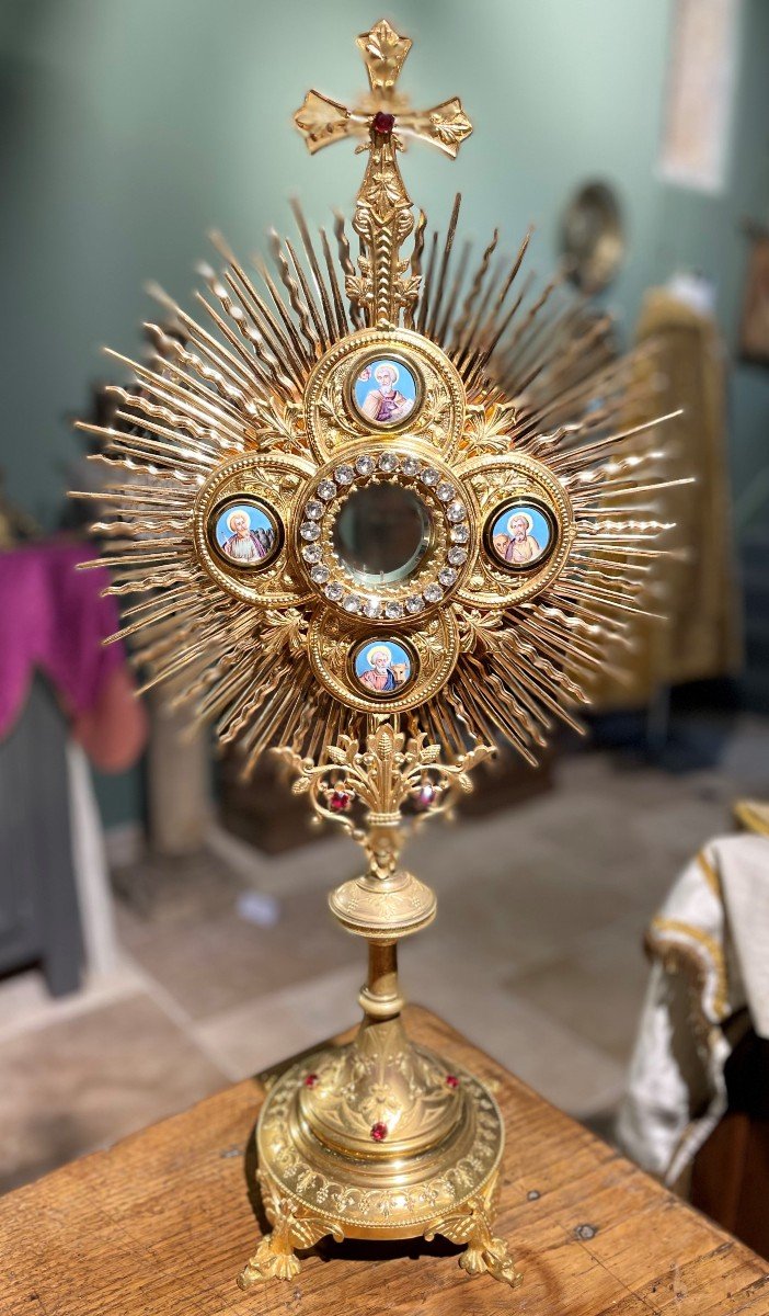 Large Monstrance To The Nineteenth Evangelists-photo-4