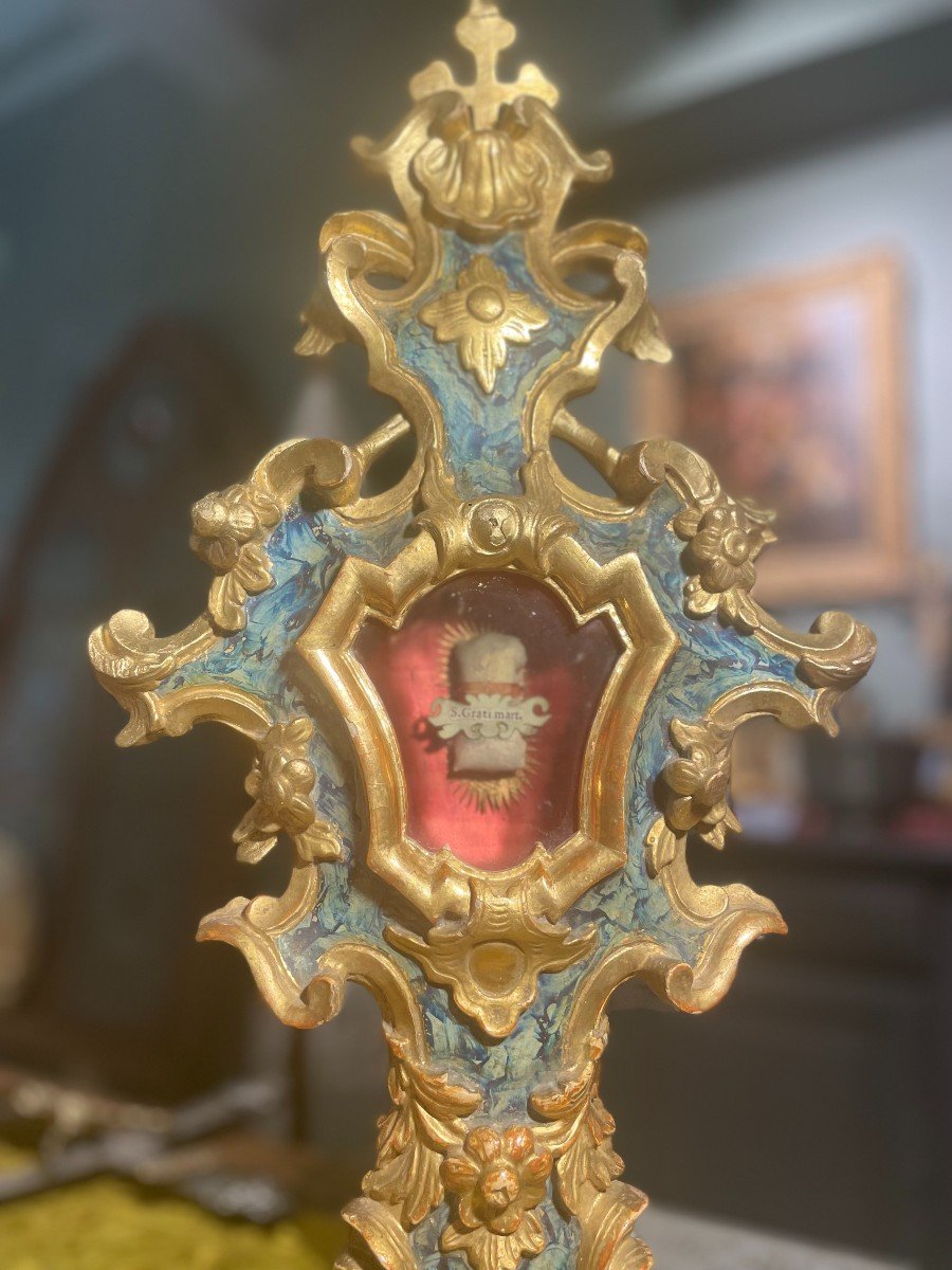Pair Of Venetian Reliquary Monstrance - Eighteenth-photo-3