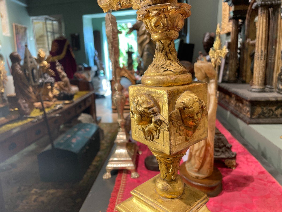 Monstrance Reliquary Of Saint Fiacre, Blaise And Trophine - Eighteenth-photo-2