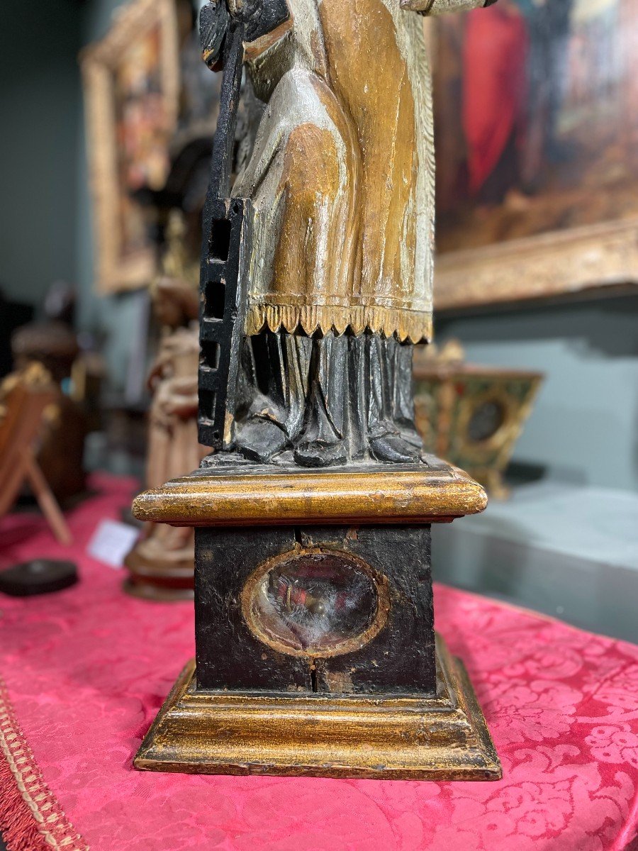 Statuary Relic Of Saint Lawrence Of Rome - XVIIth-photo-5
