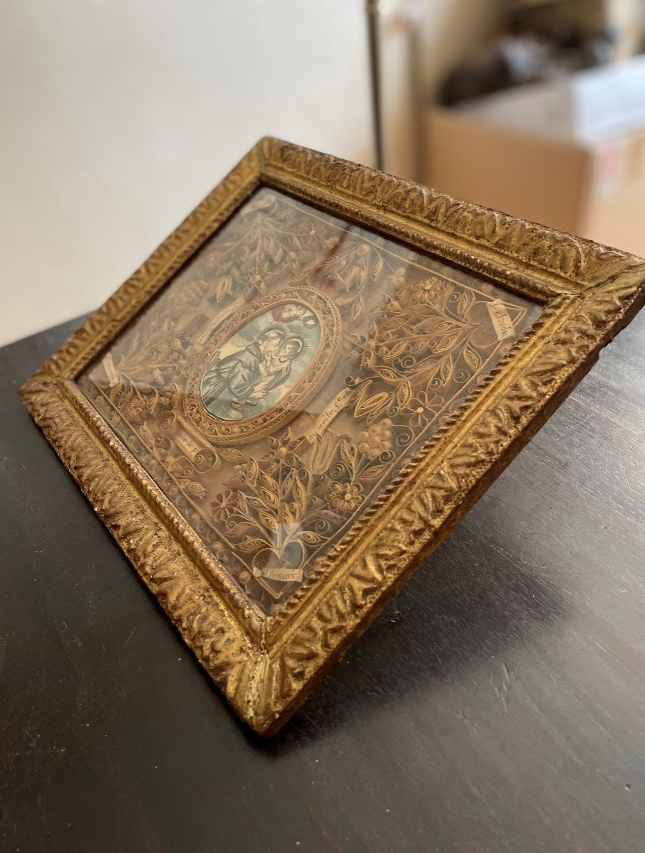Reliquary Table Saint Anthony Of Padua - Nineteenth-photo-4