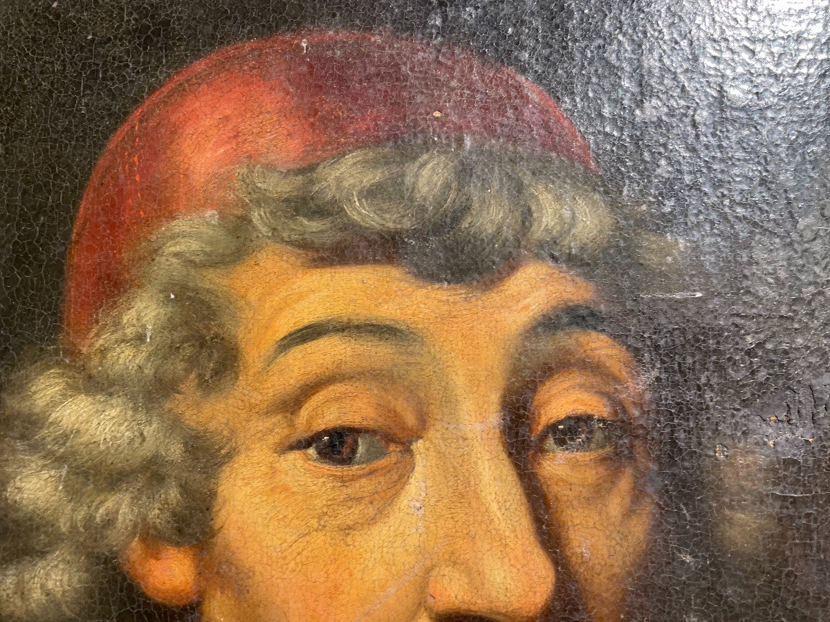 Portrait Of Cardinal Alphonse Du Plessis De Richelieu - XVIIth-photo-2