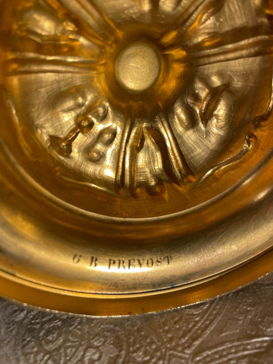 Calice Vermeil Et Laiton Doré - Circa 1830-photo-3