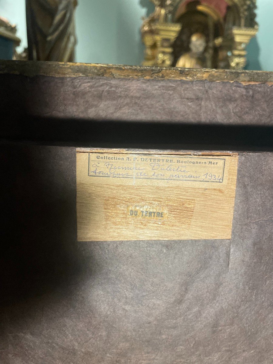 Large Reliquary Paperolles Of Saints Martyrs - Late 17th Century-photo-4