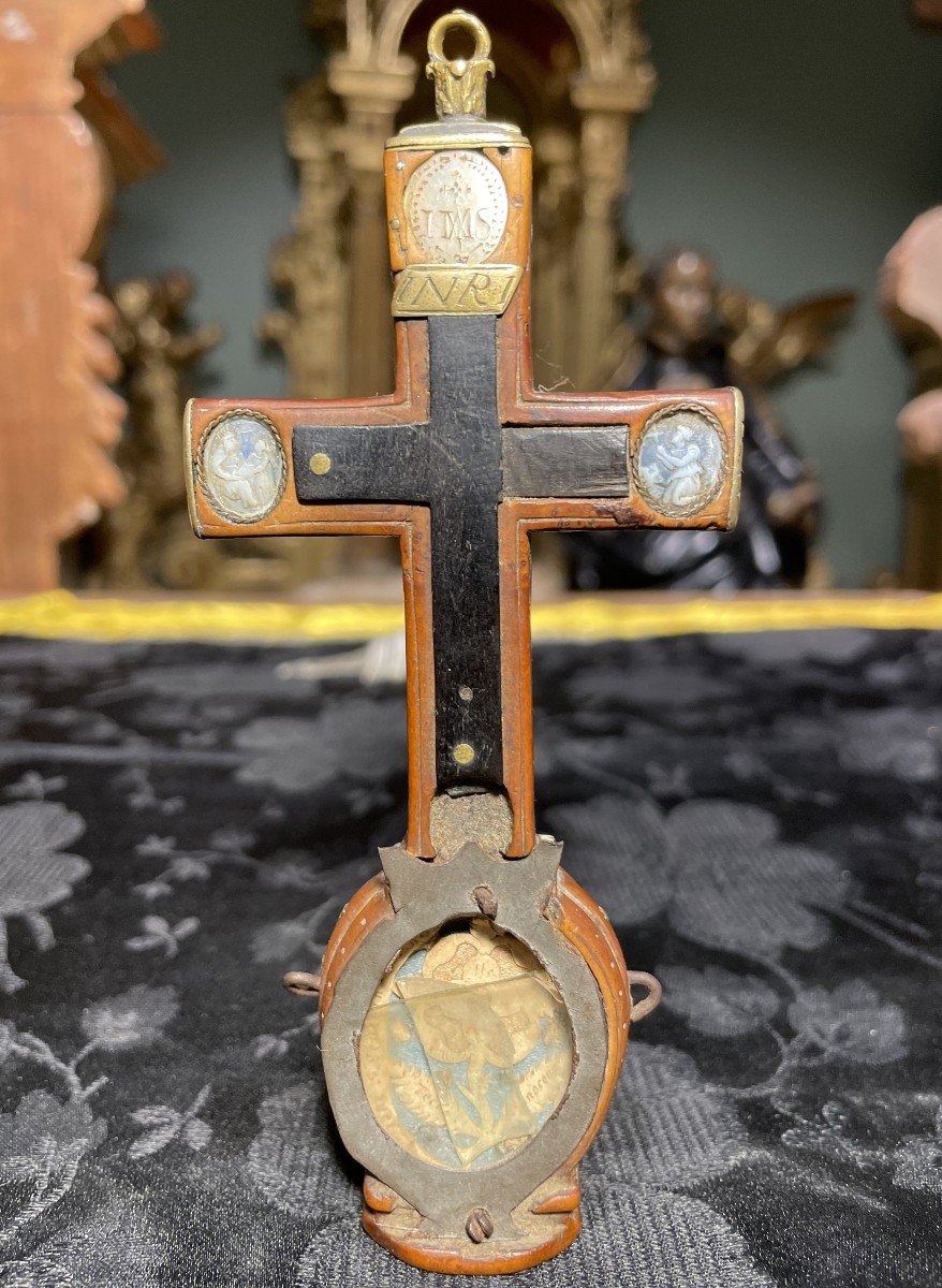 Reliquaire De La Vraie Croix Daté De 1630-photo-2