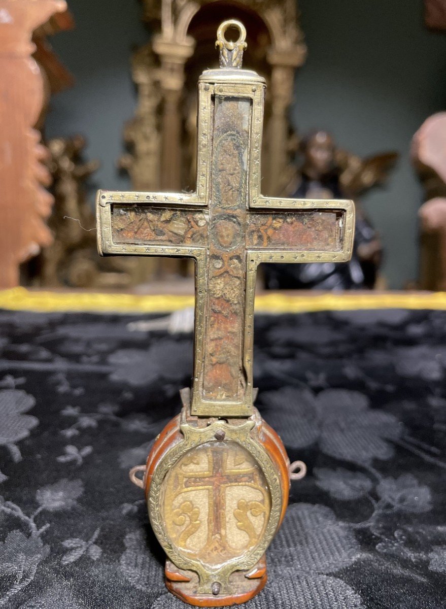 Reliquaire De La Vraie Croix Daté De 1630-photo-1