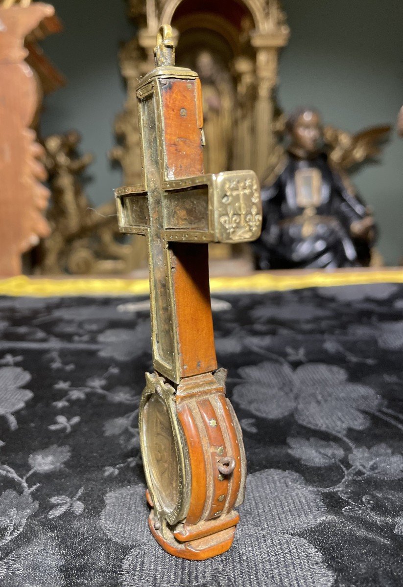 Reliquaire De La Vraie Croix Daté De 1630-photo-4