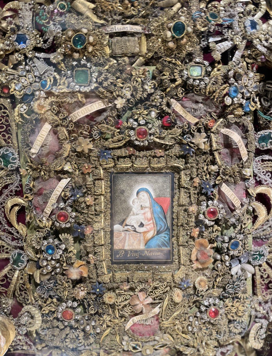 imposant retable Reliquaire  Aux Martyrs - début XVIIIe-photo-4