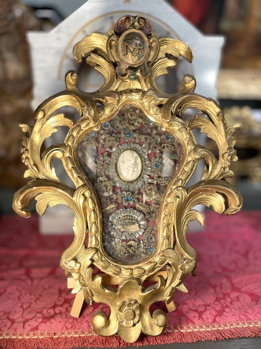 Italian Reliquary Of The True Cross – 18th Century-photo-2