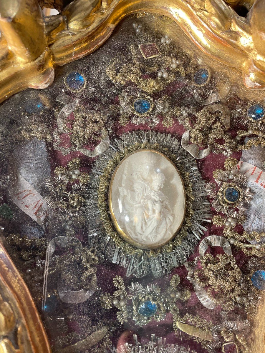 Italian Reliquary Of The True Cross – 18th Century-photo-3