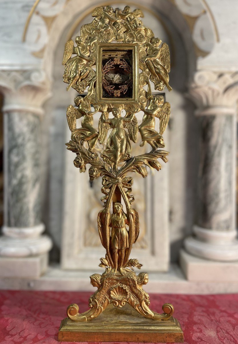 Monstrance Reliquary Of Saint Sylvester - 19th
