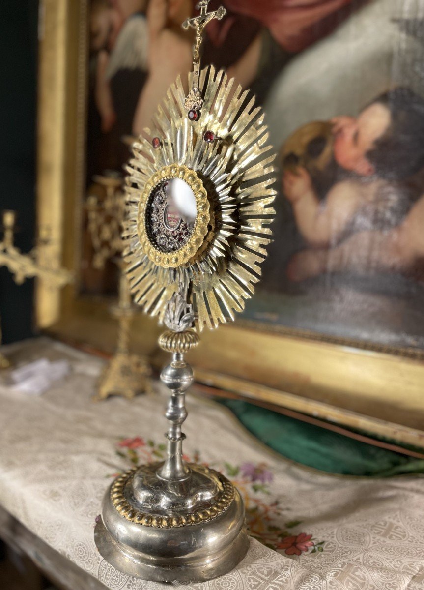 Original Monstrance With Relics – 18th Century-photo-1