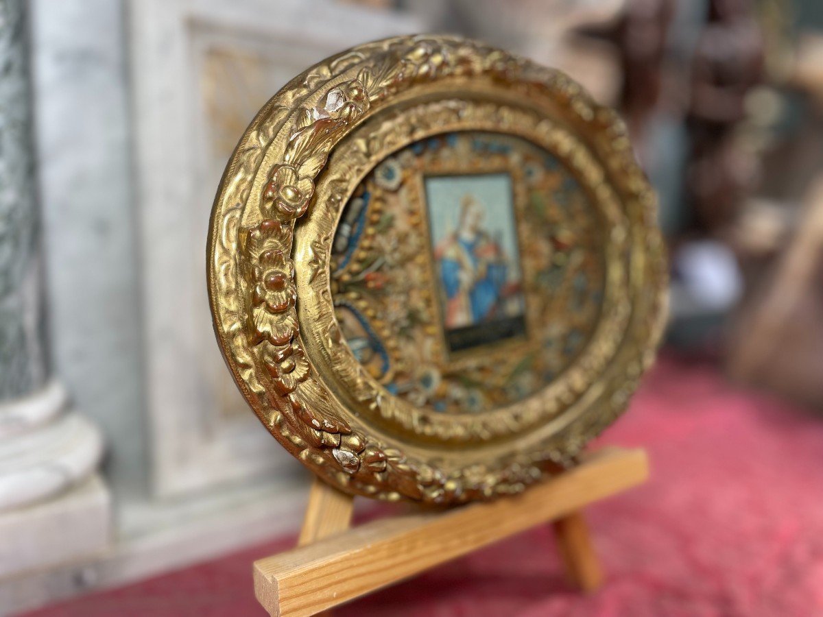 Saint Catherine With The Four Relics - 18th Century-photo-3