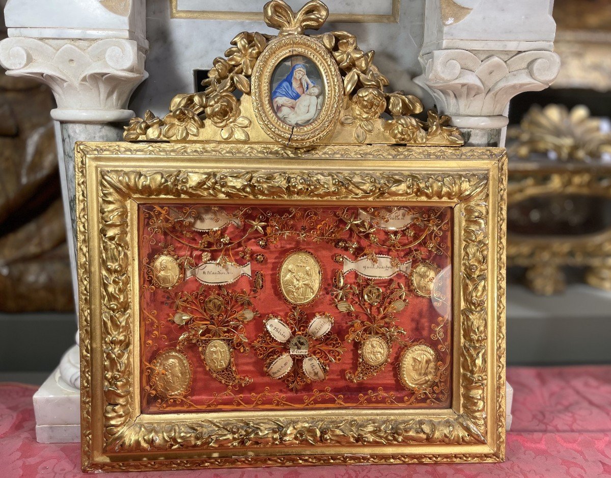 Reliquary Of The True Cross - 19th Century