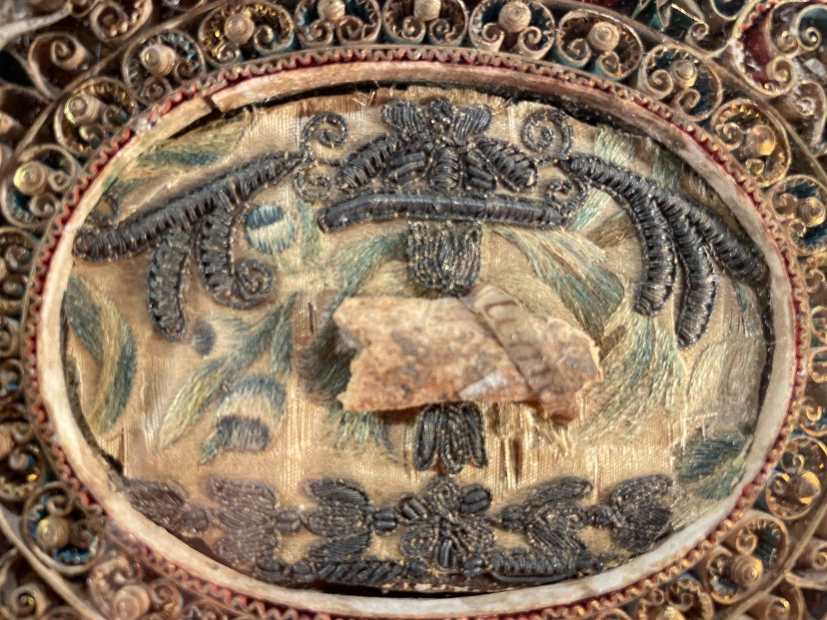 Tableau Reliquaire Saint Clément - XVIIIe-photo-3