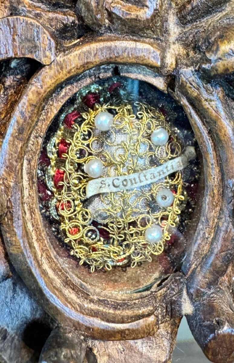 Reliquaire De Saint Alexandre à Décor D’angelots - XVIIIe -photo-4